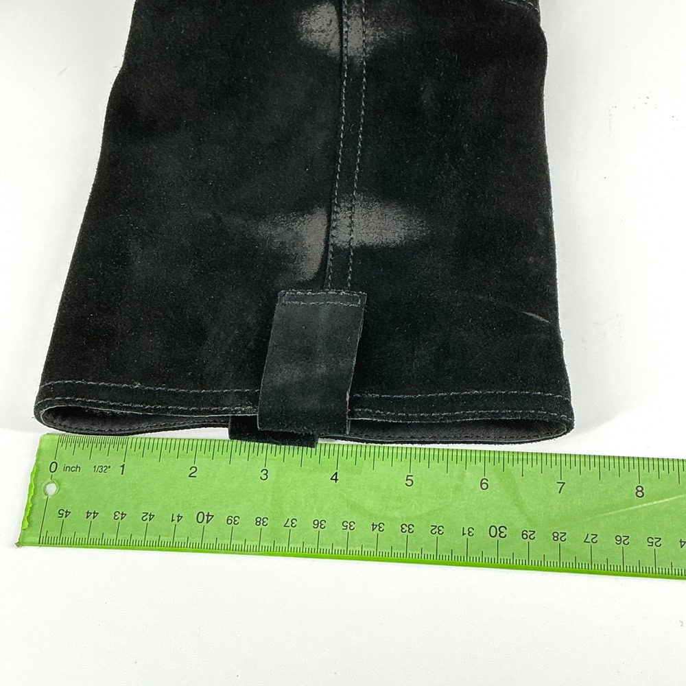 Jeffrey Campbell Size 10 Black Oiled Suede Leather Moto Boots NEW WYBIE $170 - Picture 5 of 14